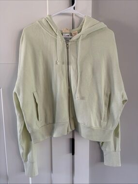 Levi's Light Green Zip-Up Hoodie